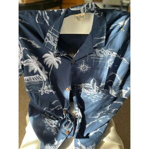 Royal Creations Hawaii Shirt Mens Large Hawaiian Aloha Tropical Tourist Souvenir